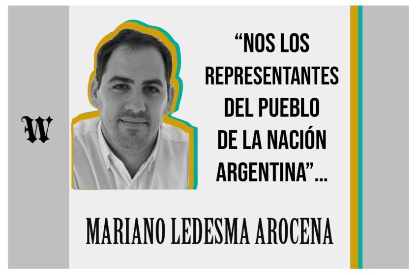  “Nos los representantes del Pueblo de la Nación Argentina”…