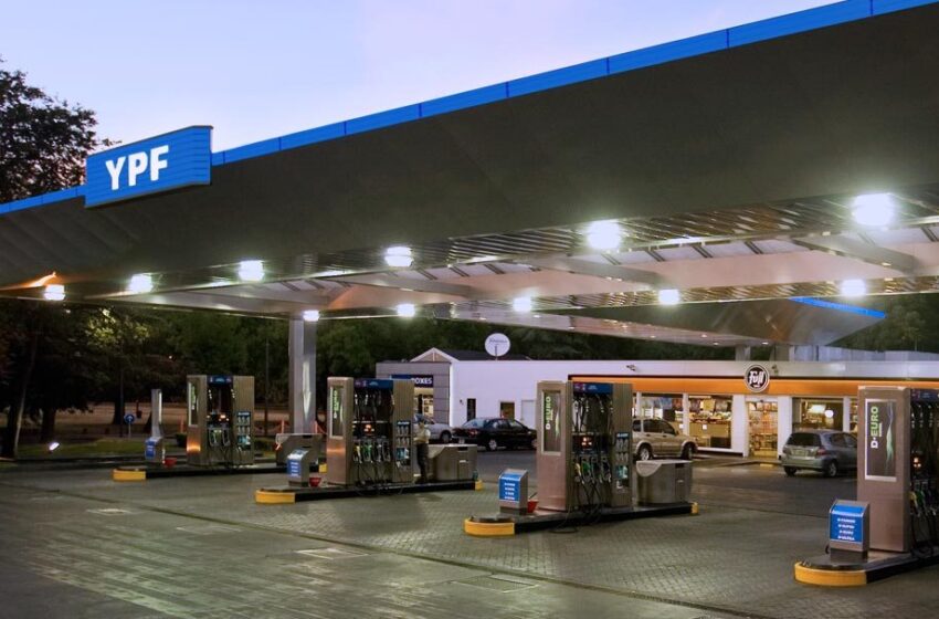  YPF aumenta 2,5% los precios de la nafta y el gasoil
